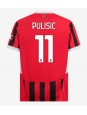 AC Milan Christian Pulisic #11 Domácí Dres 2024-25 Krátký Rukáv